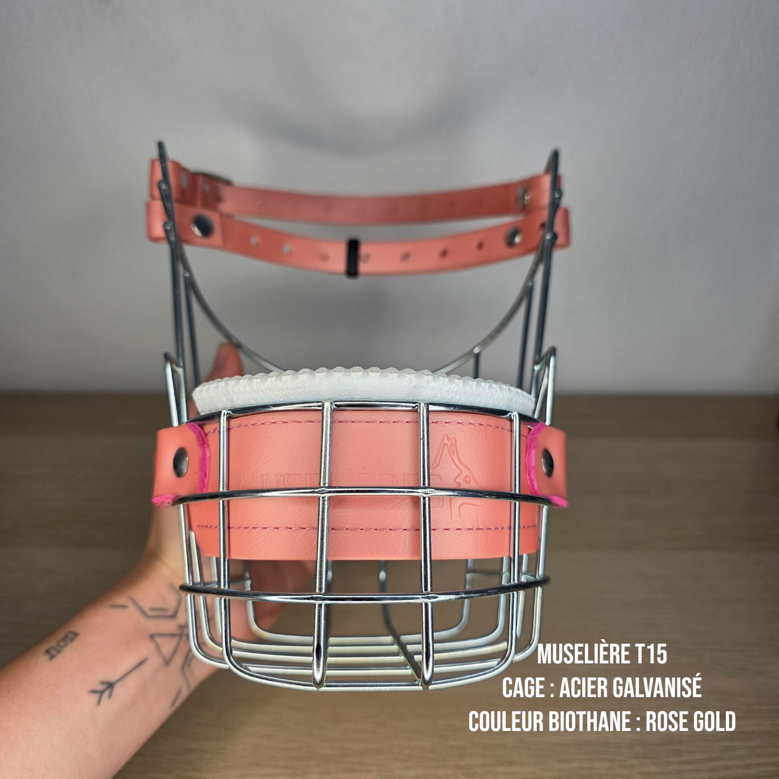 Muselières par tailles personnalisées