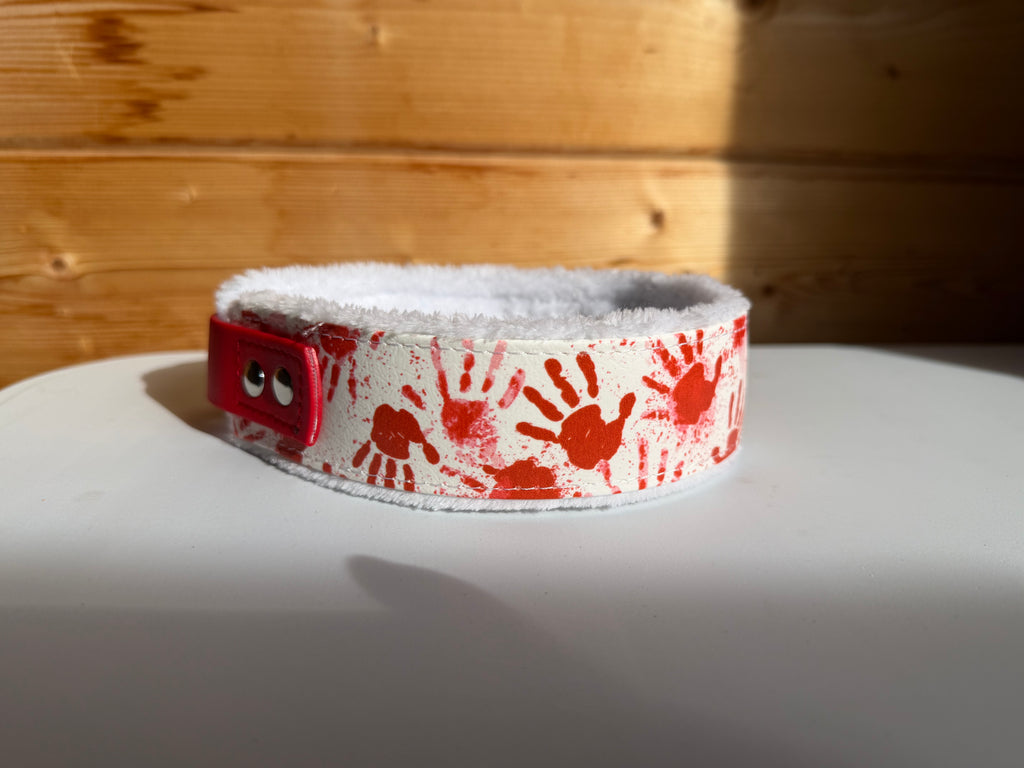 Collier imprimé UV mains avec doublure tissu doux
