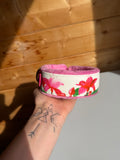 Collier imprimé UV lys doublure tissu doux