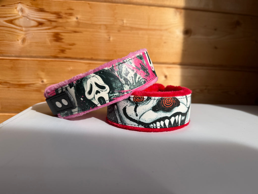 Collier imprimé UV clown avec doublure tissu doux
