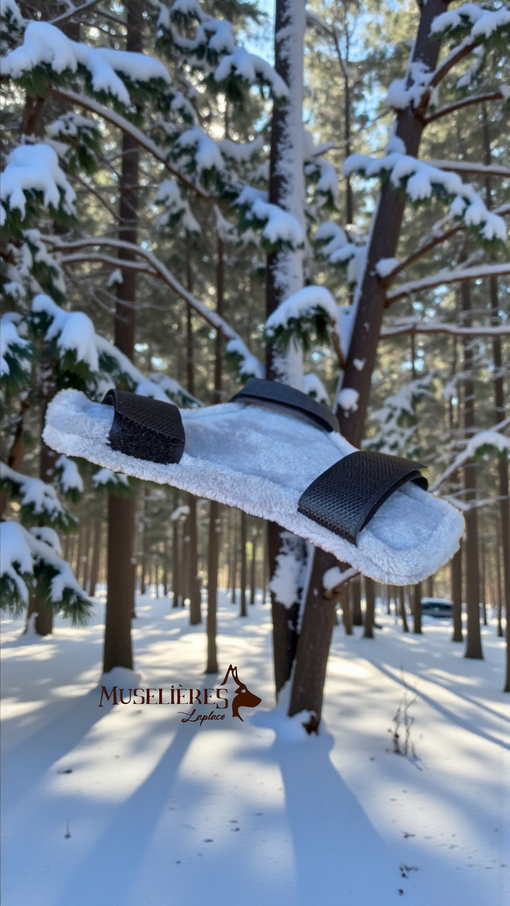 Triangle en tissus doux pour harnais Y