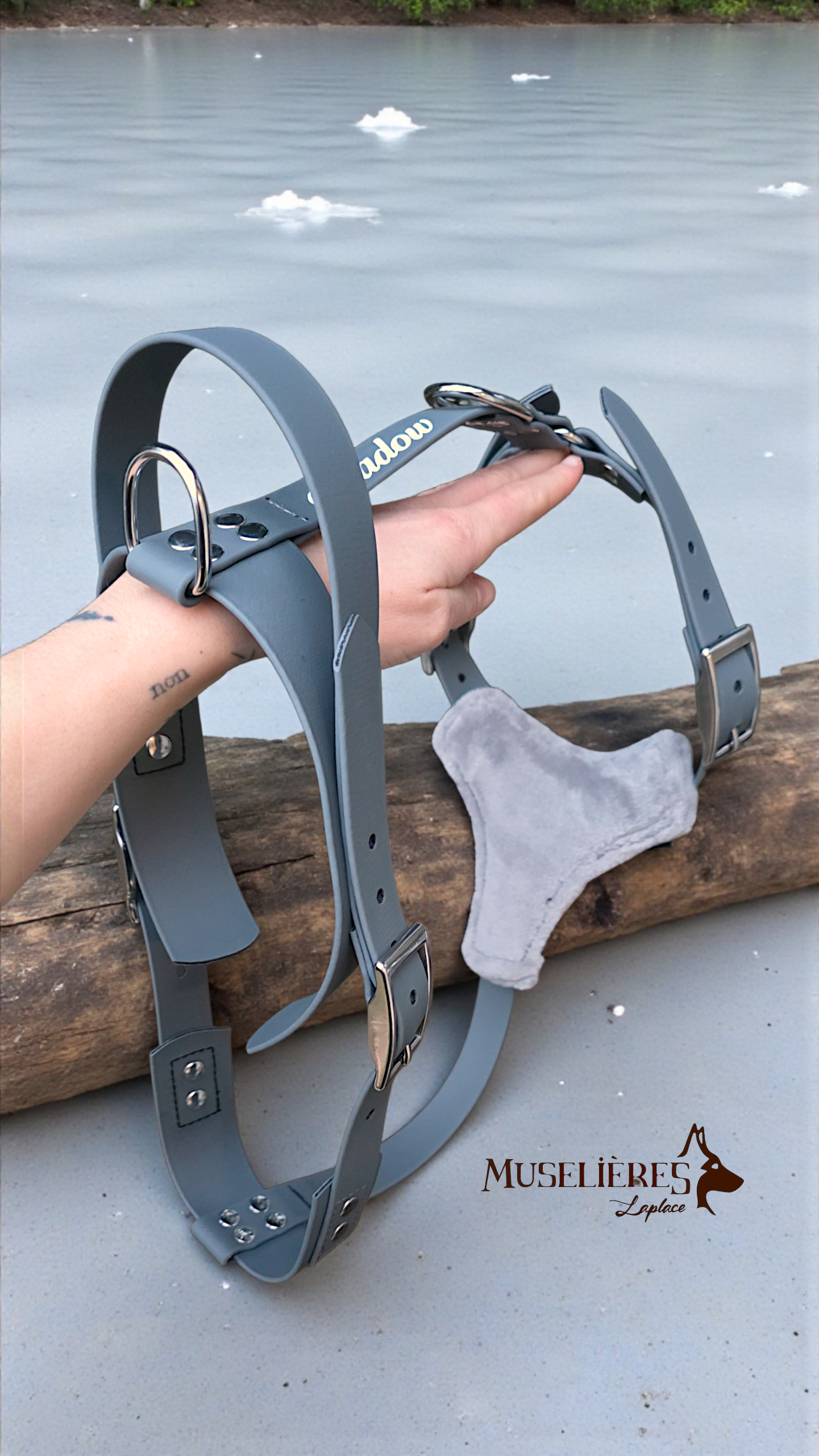 Triangle en tissus doux pour harnais Y