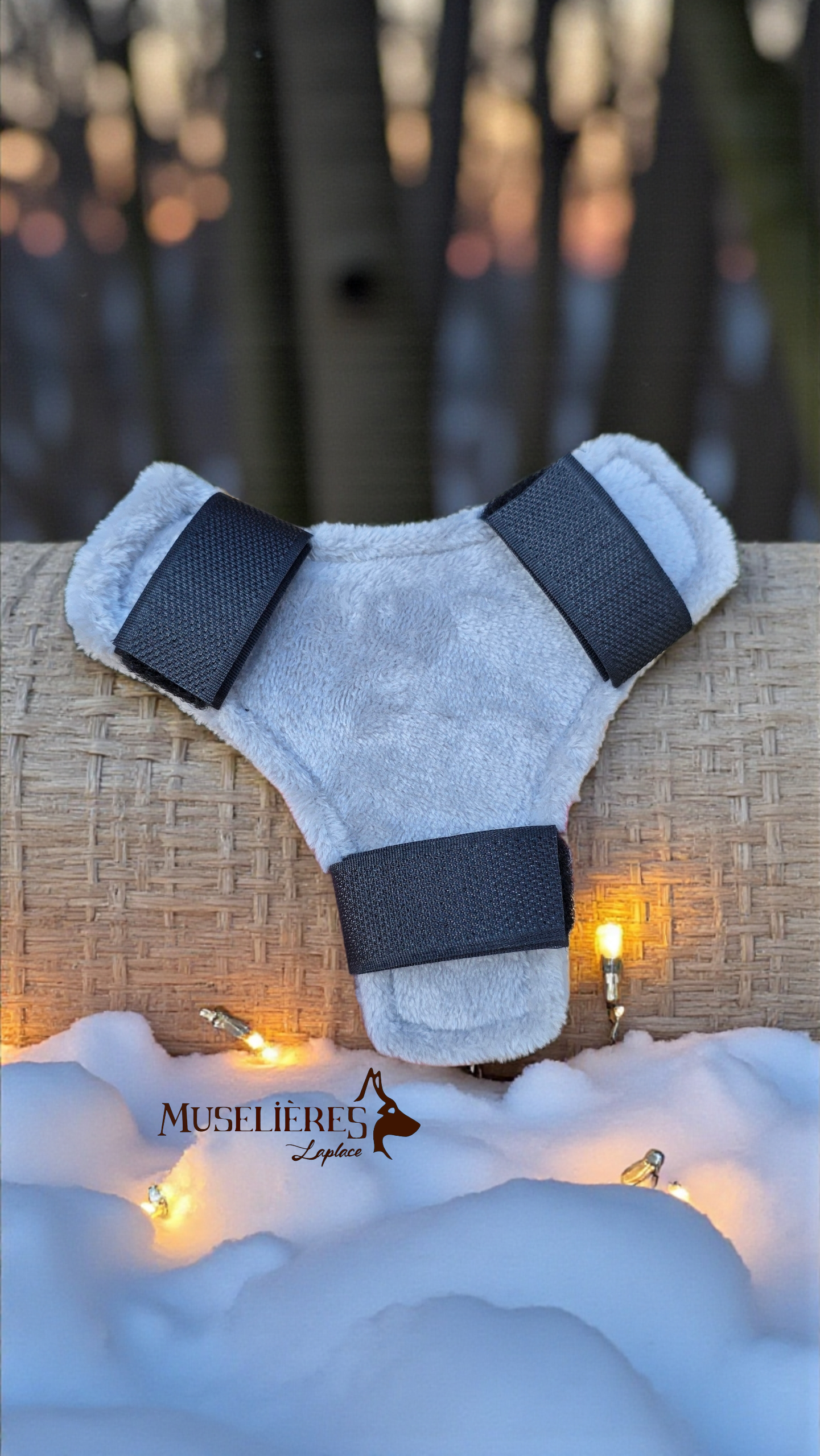 Triangle en tissus doux pour harnais Y