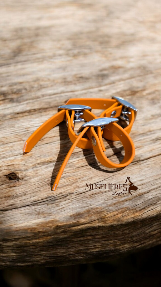 Fermeture en collier et passants en taille M