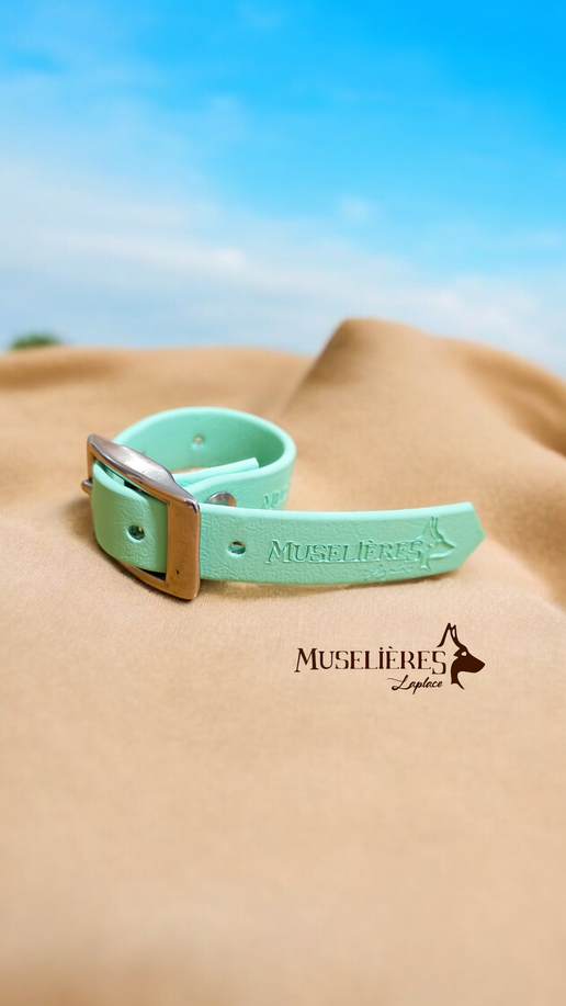 Fermeture en collier et passants en taille M