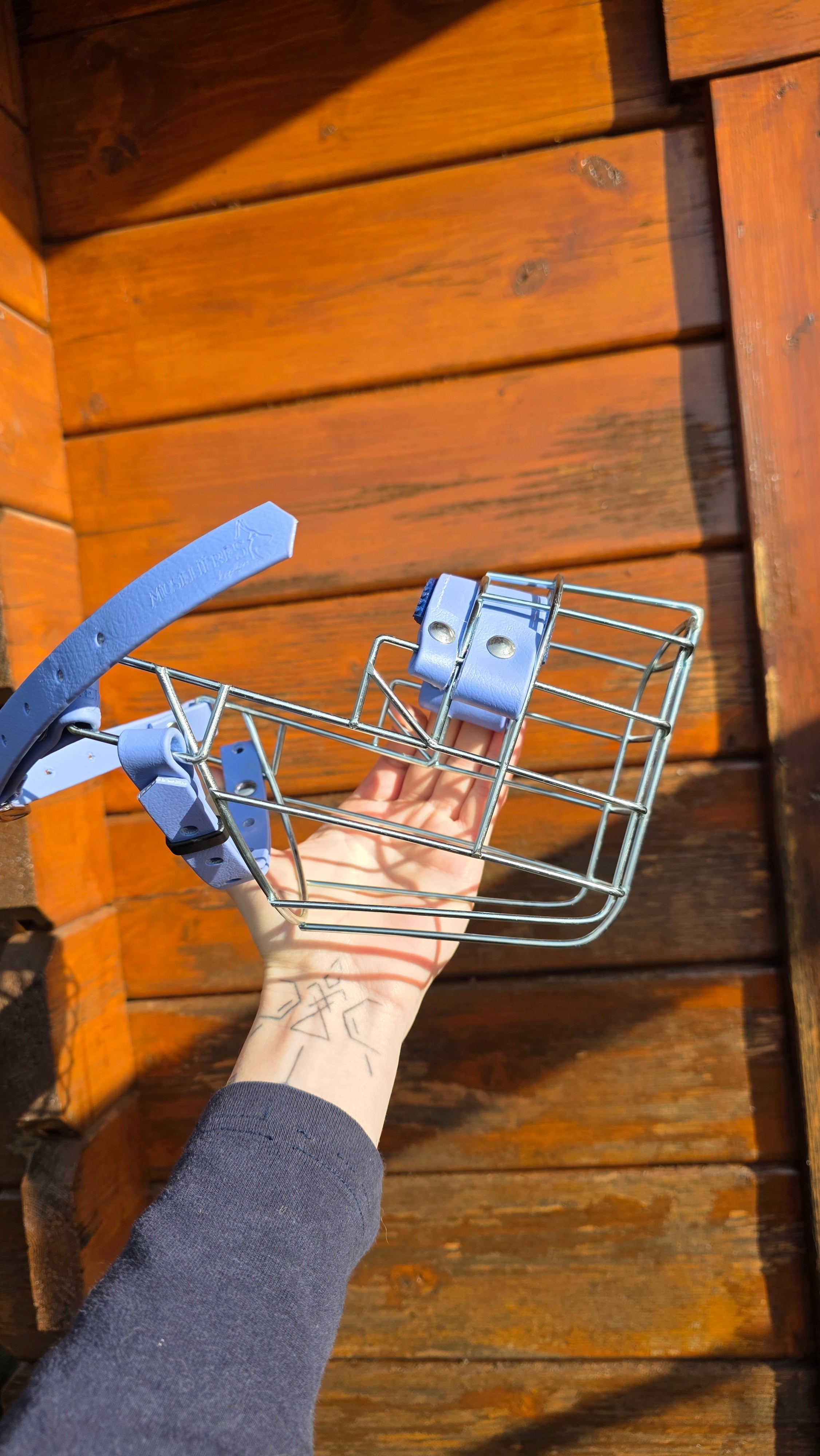 Muselière standard T2 Biothane Periwinkle