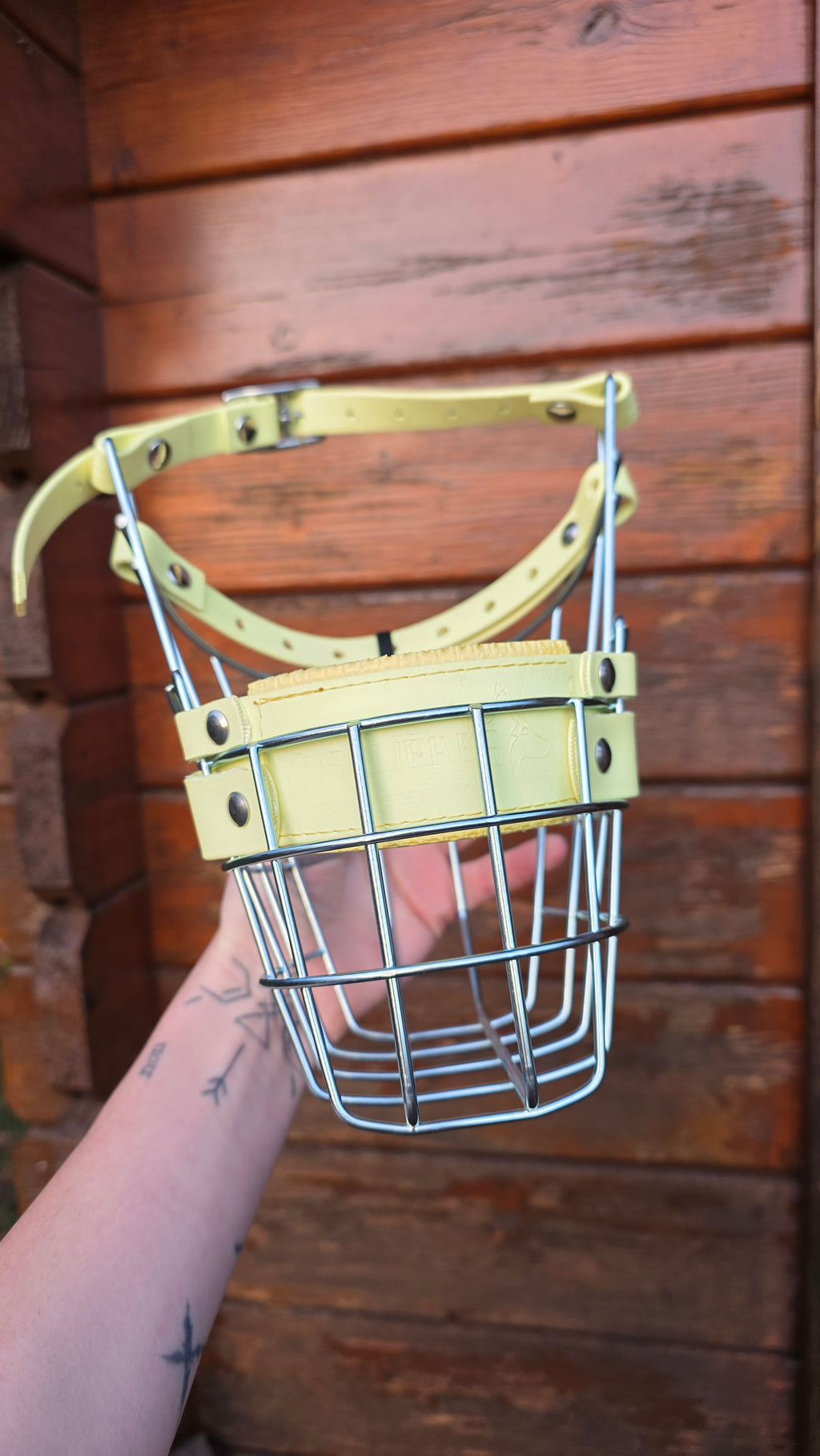 Muselière standard T7 Biothane Jaune pastel (Copie)