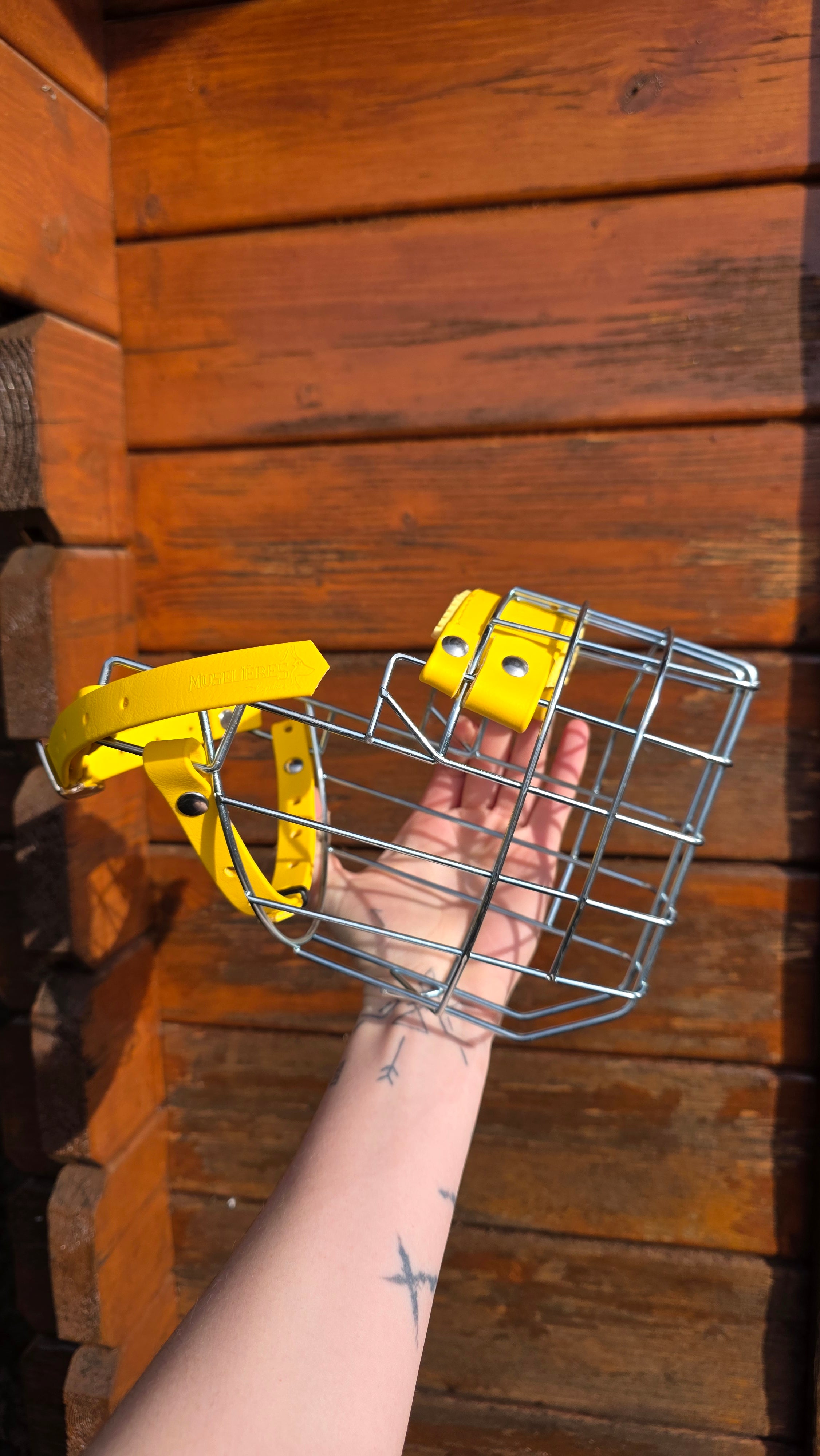 Muselière standard T7 Biothane Jaune