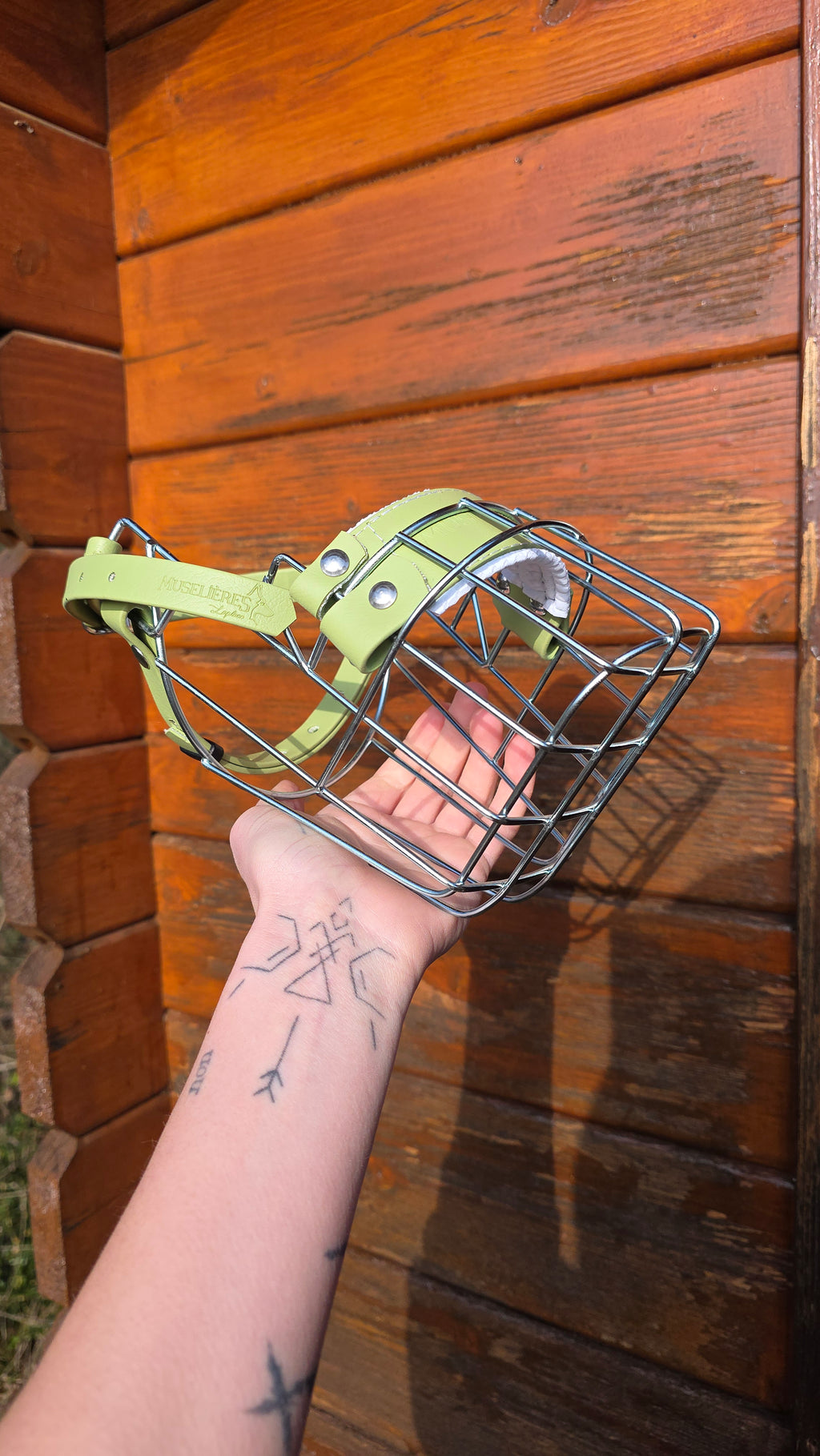 Muselière standard T3 Biothane Guacamole