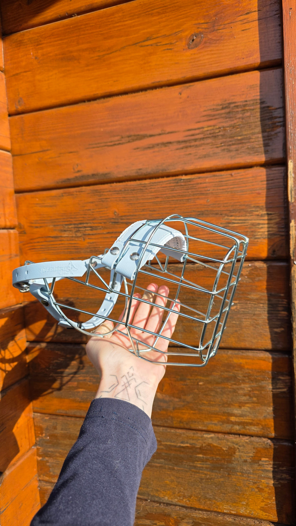 Muselière standard T22 Biothane Bleu pastel