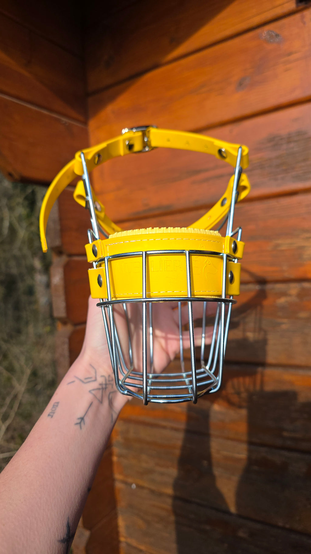 Muselière standard T3 Biothane Jaune