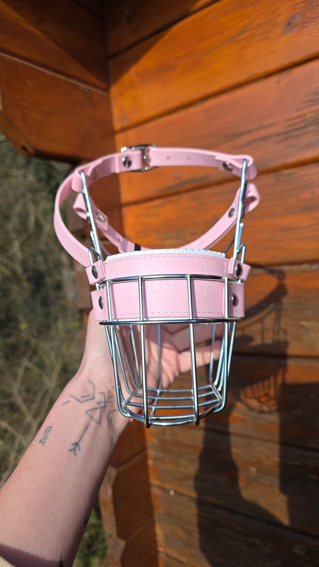 Muselière standard T3 Biothane Rose chamallow