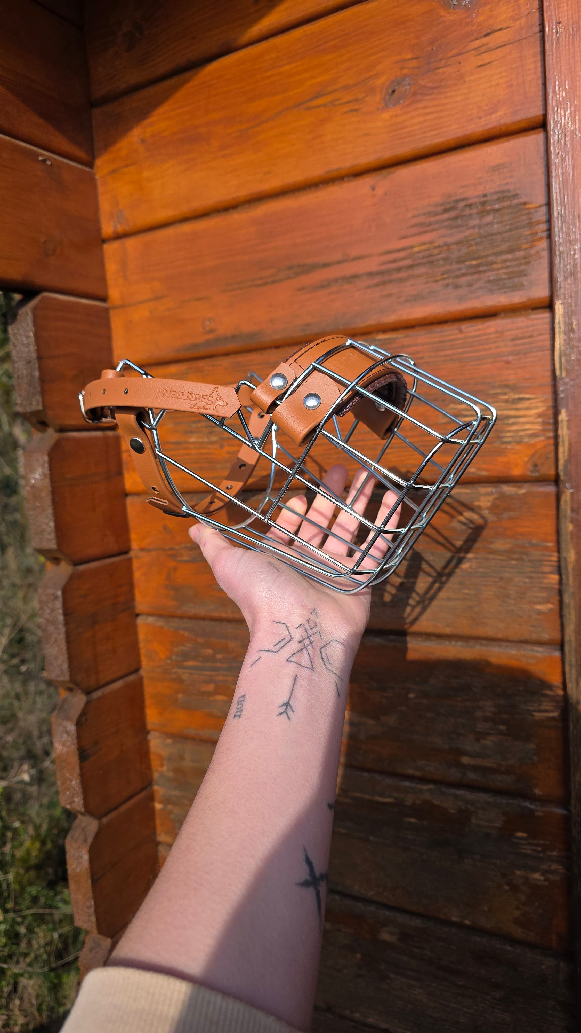 Muselière standard T3 Biothane Caramel