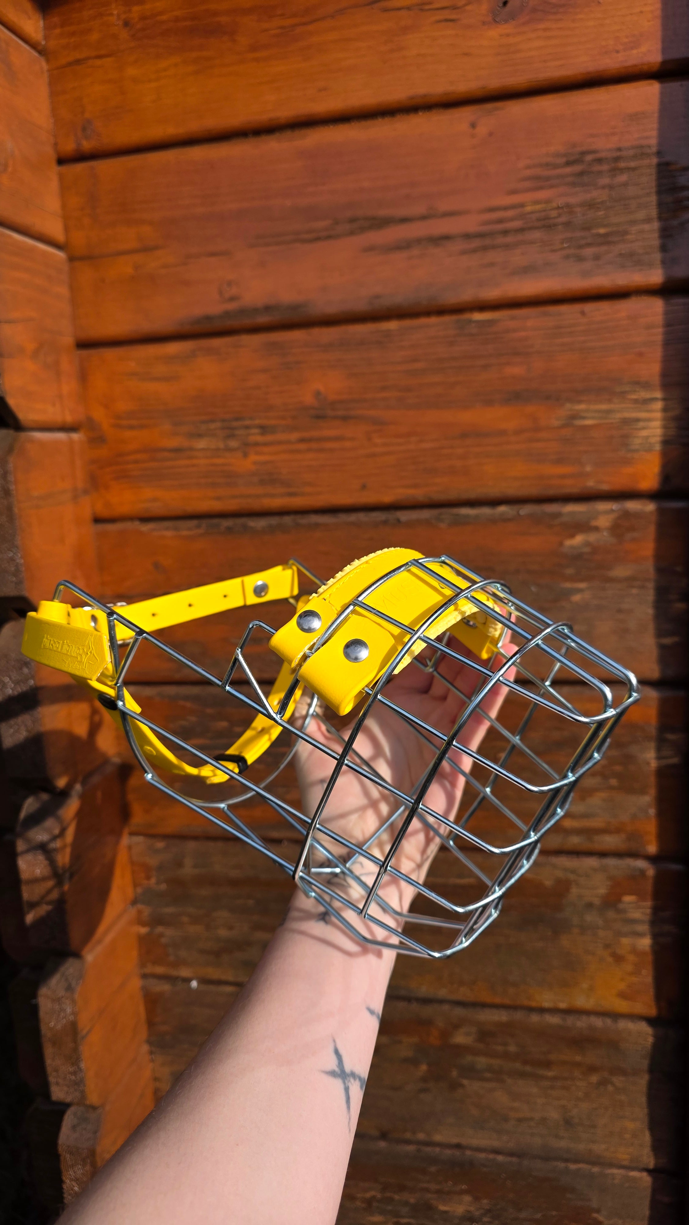 Muselière standard T7 Biothane Jaune