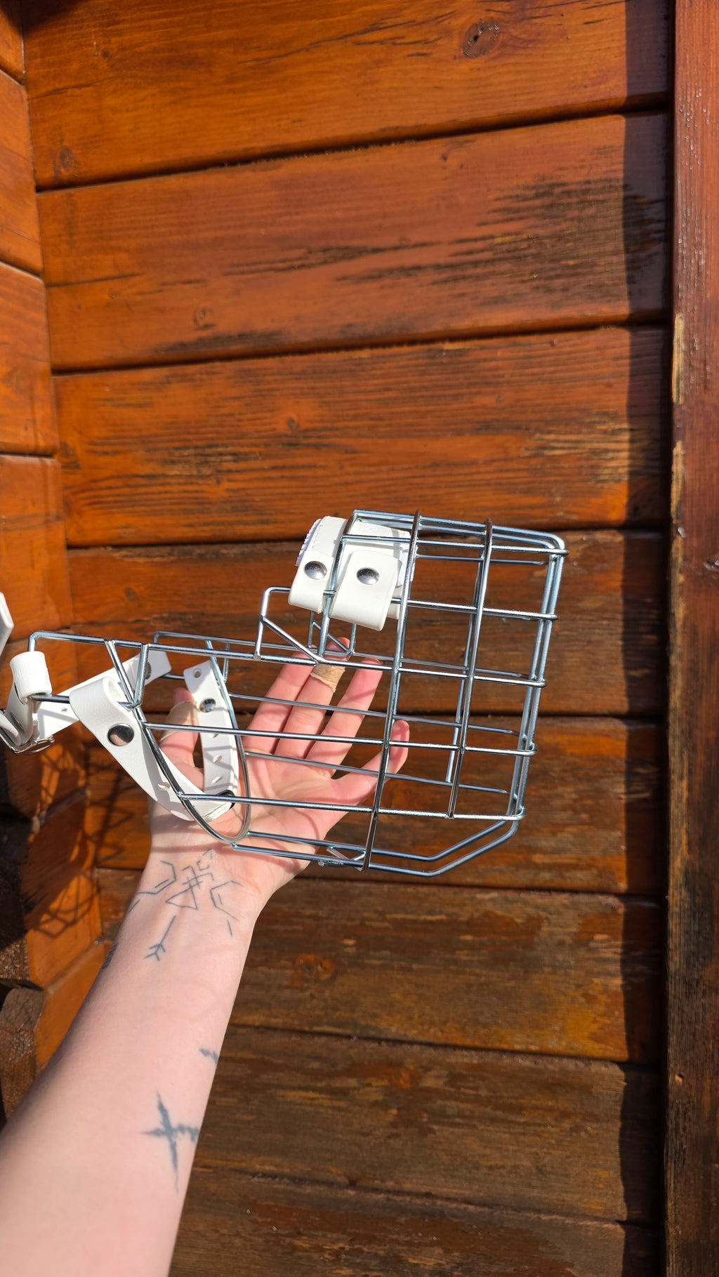 Muselière standard T7 Biothane Blanc