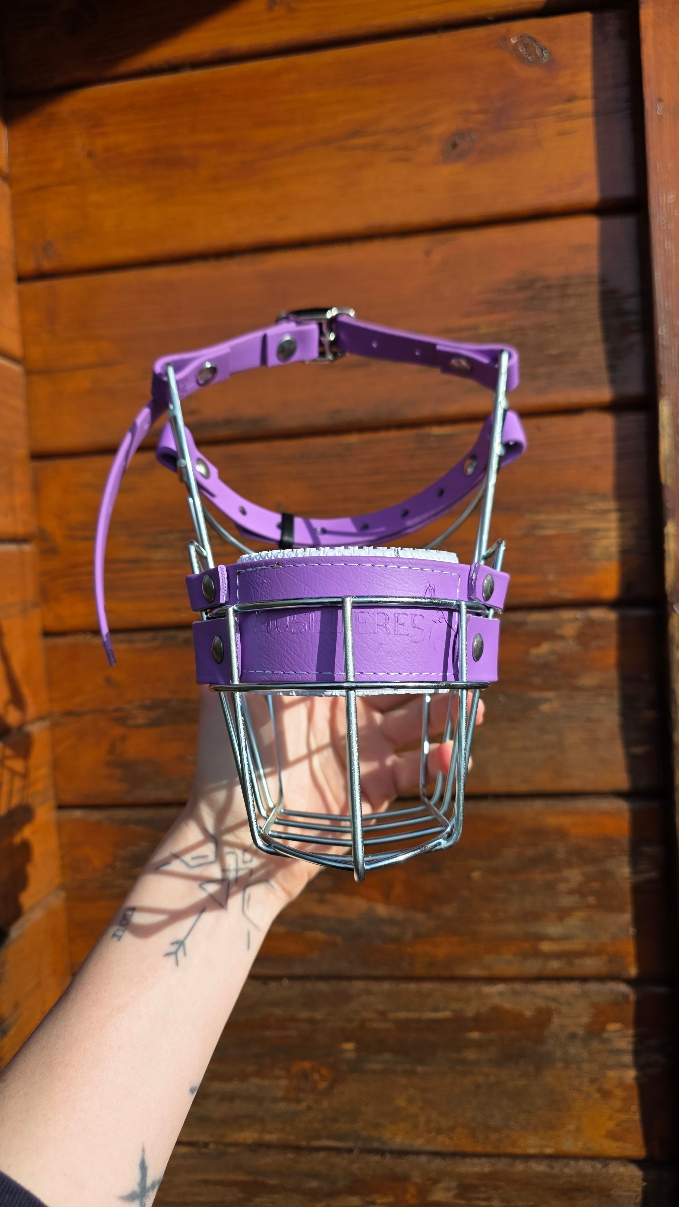 Muselière standard T2 Biothane Améthyste