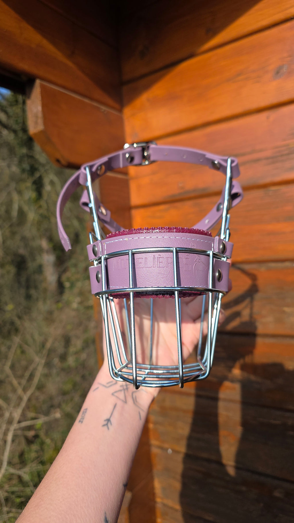 Muselière standard T3 Biothane Mauve