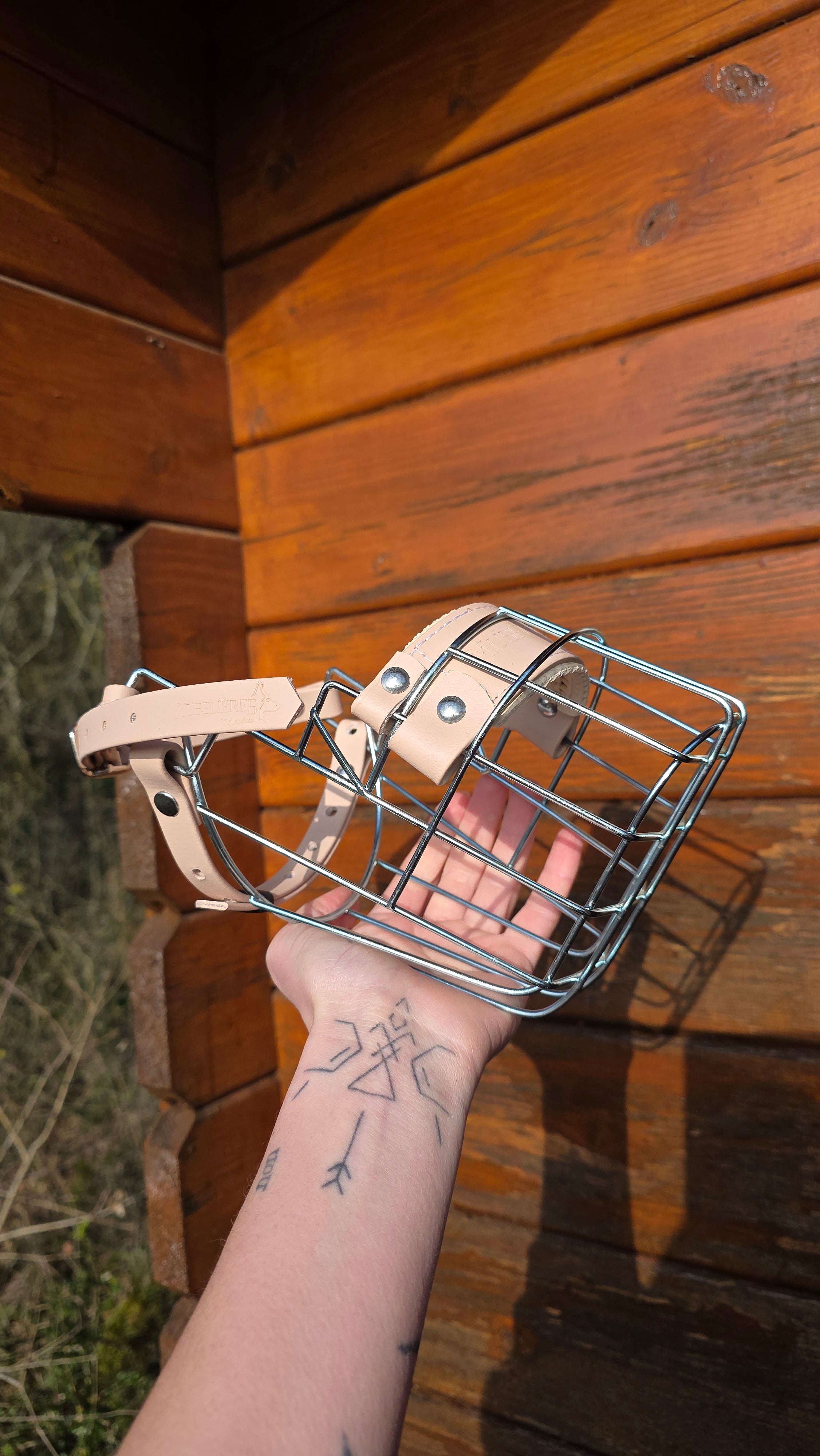 Muselière standard T3 Biothane Sable