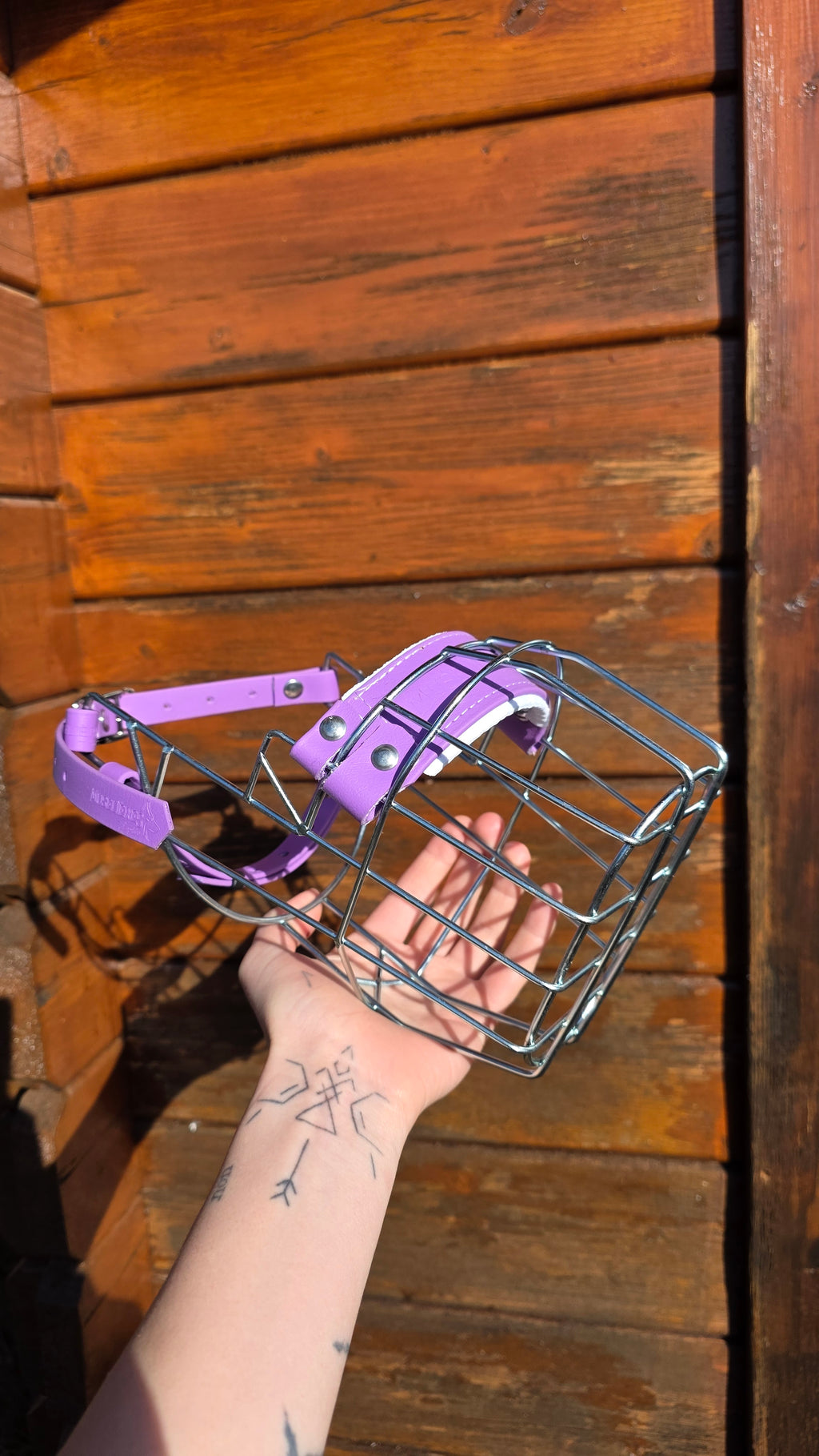 Muselière standard T22 Biothane Améthyste