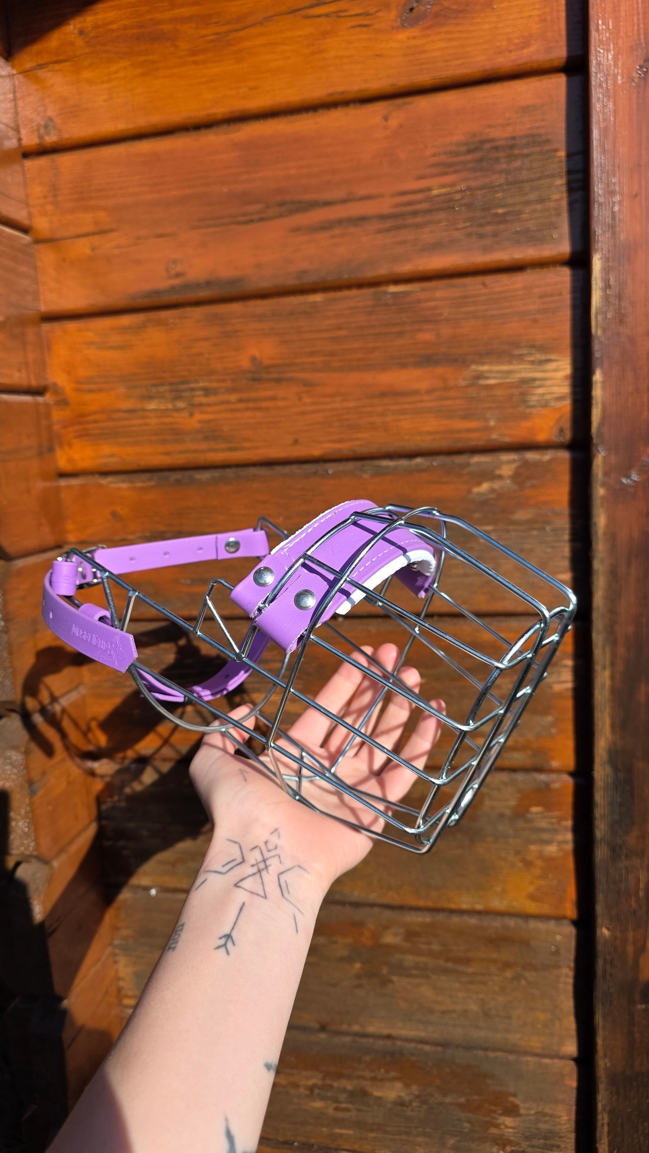 Muselière standard T22 Biothane Améthyste