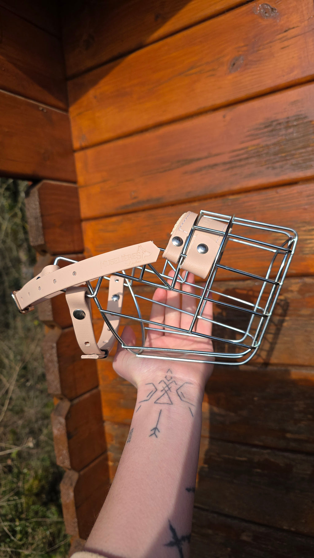 Muselière standard T3 Biothane Sable