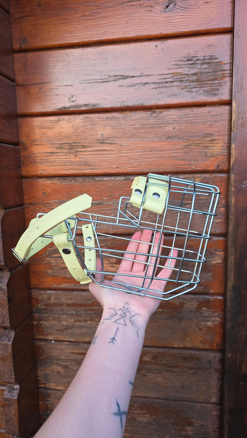 Muselière standard T7 Biothane Jaune pastel (Copie)