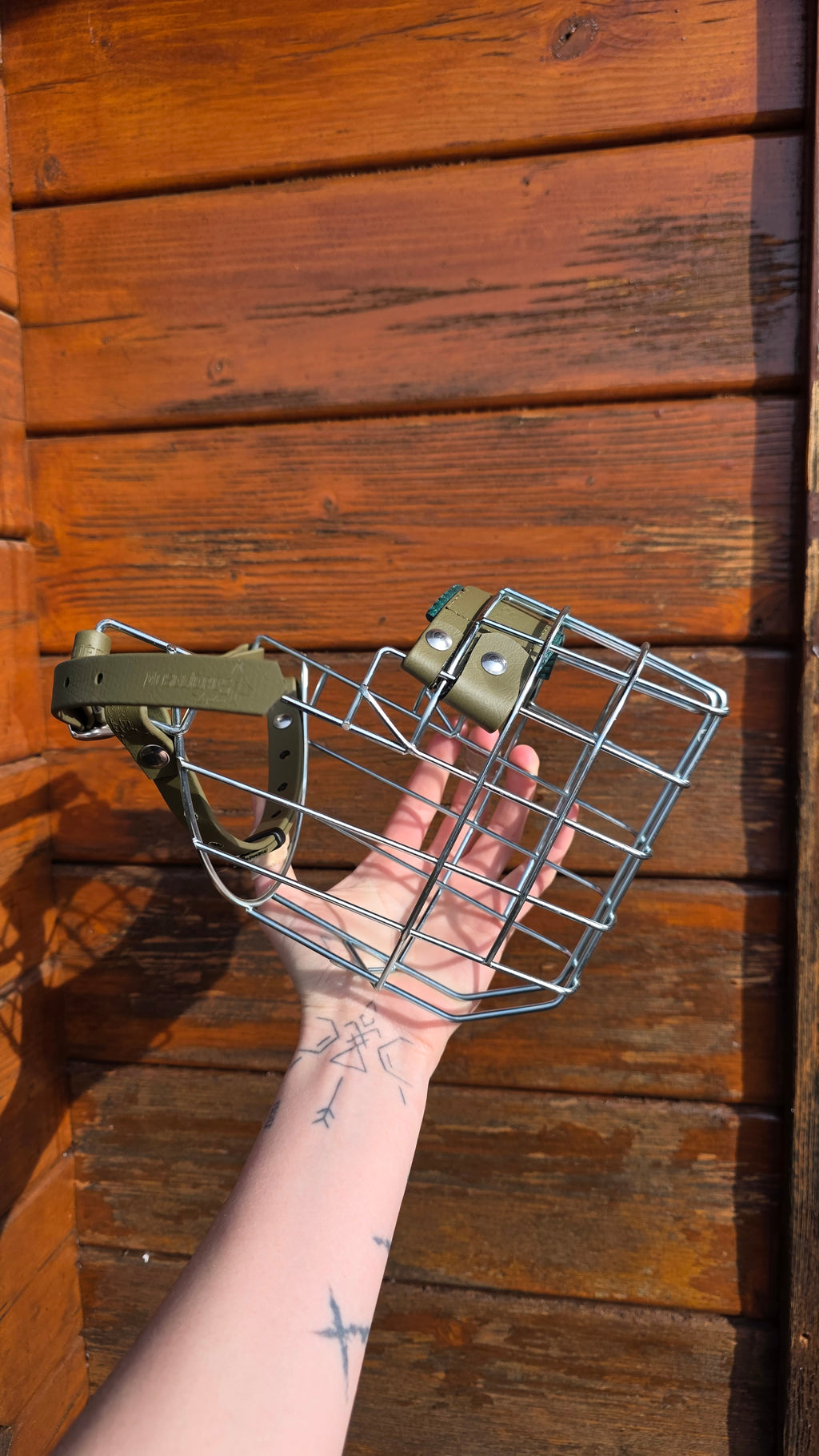 Muselière standard T7 Biothane Olive