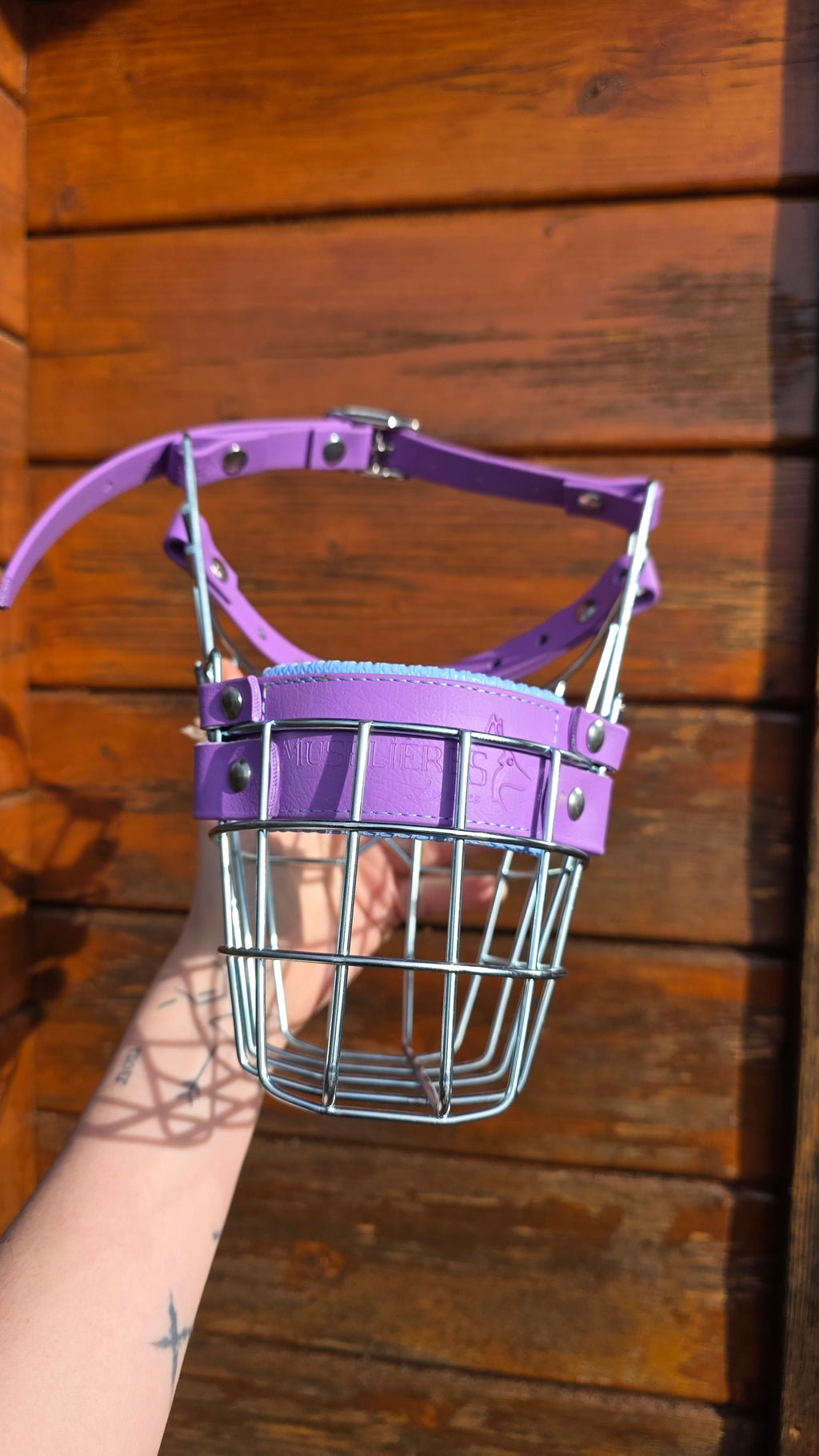 Muselière standard T7 Biothane Améthyste