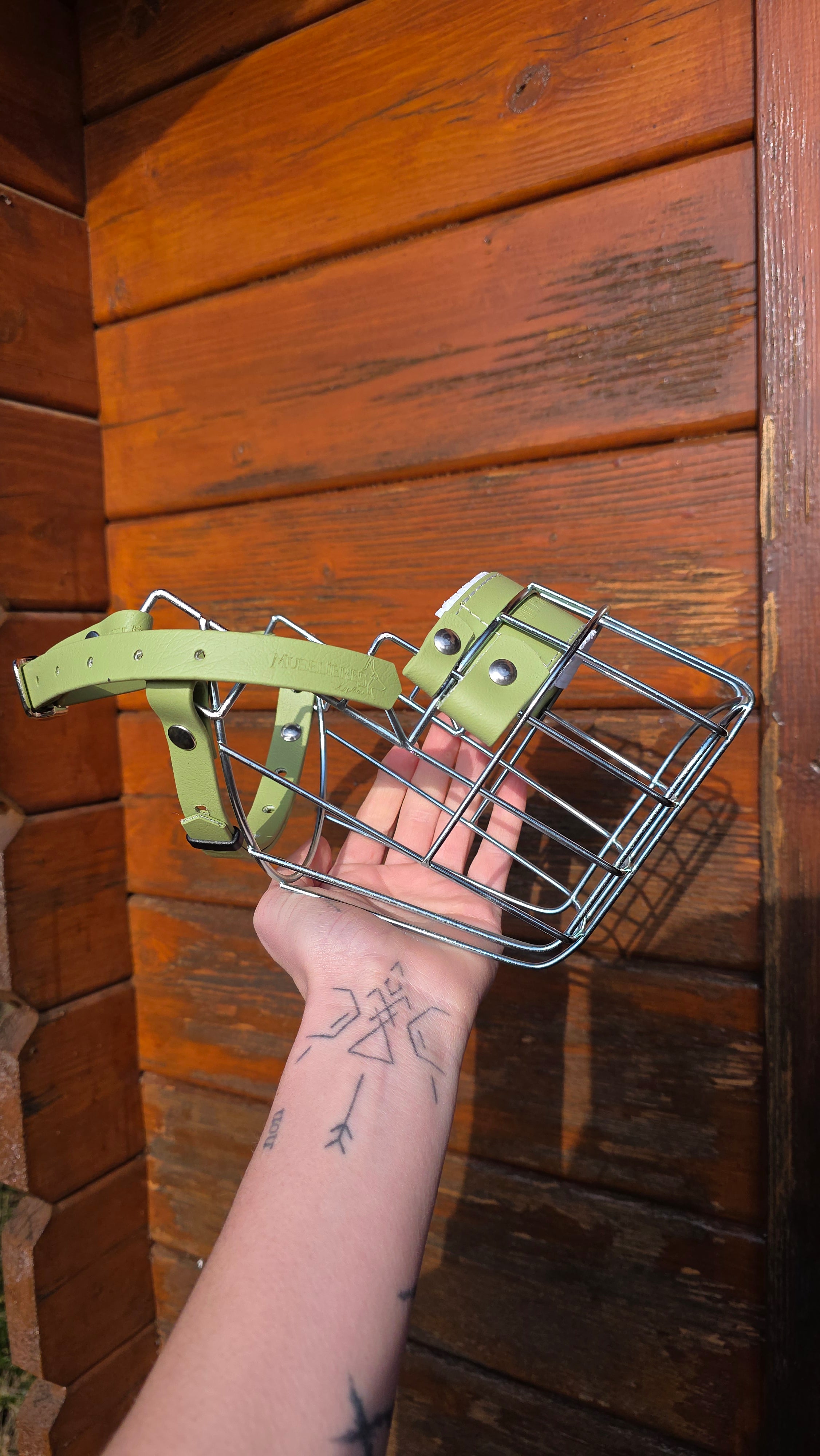 Muselière standard T3 Biothane Guacamole