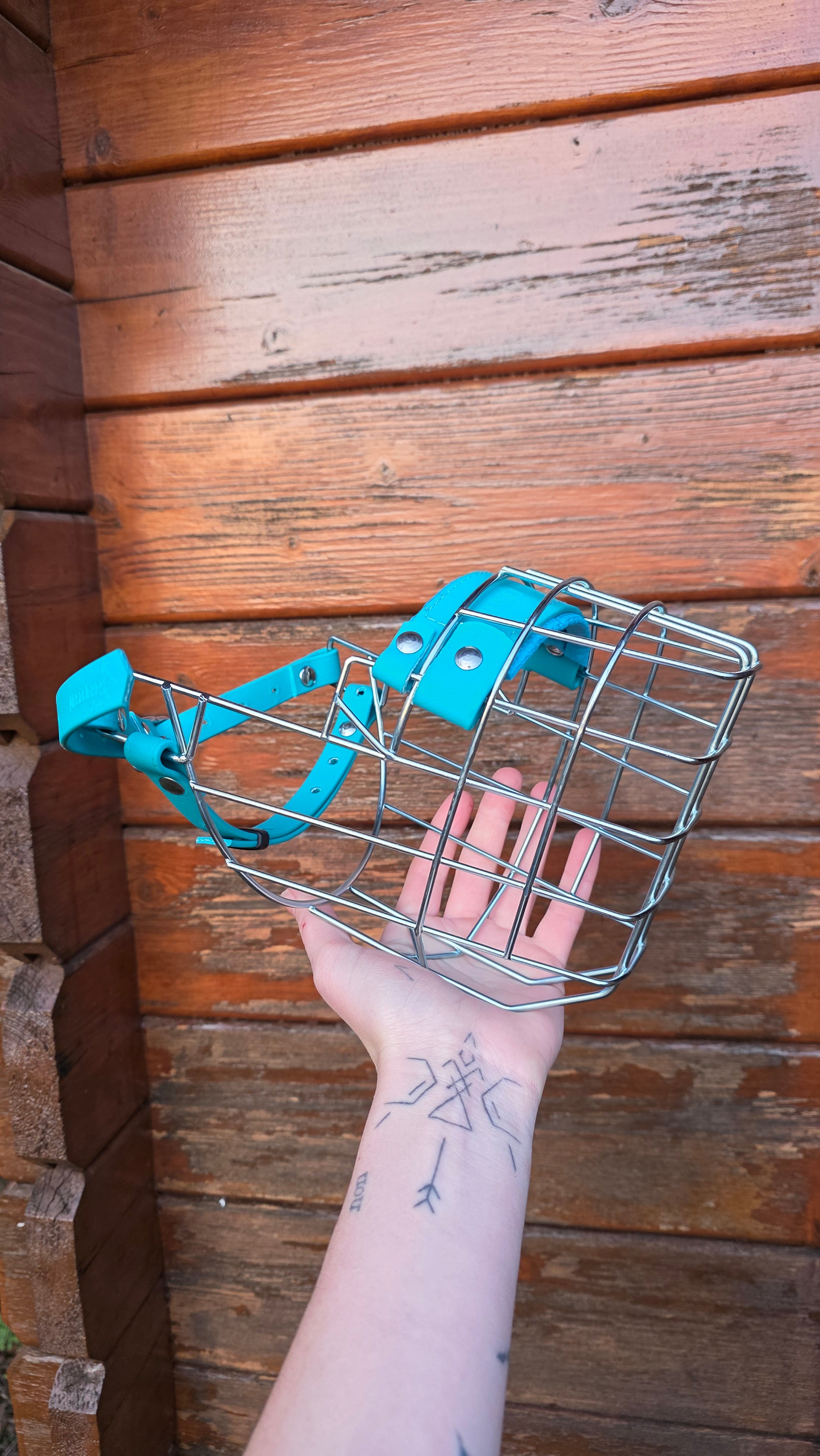 Muselière standard T7 Biothane Teal