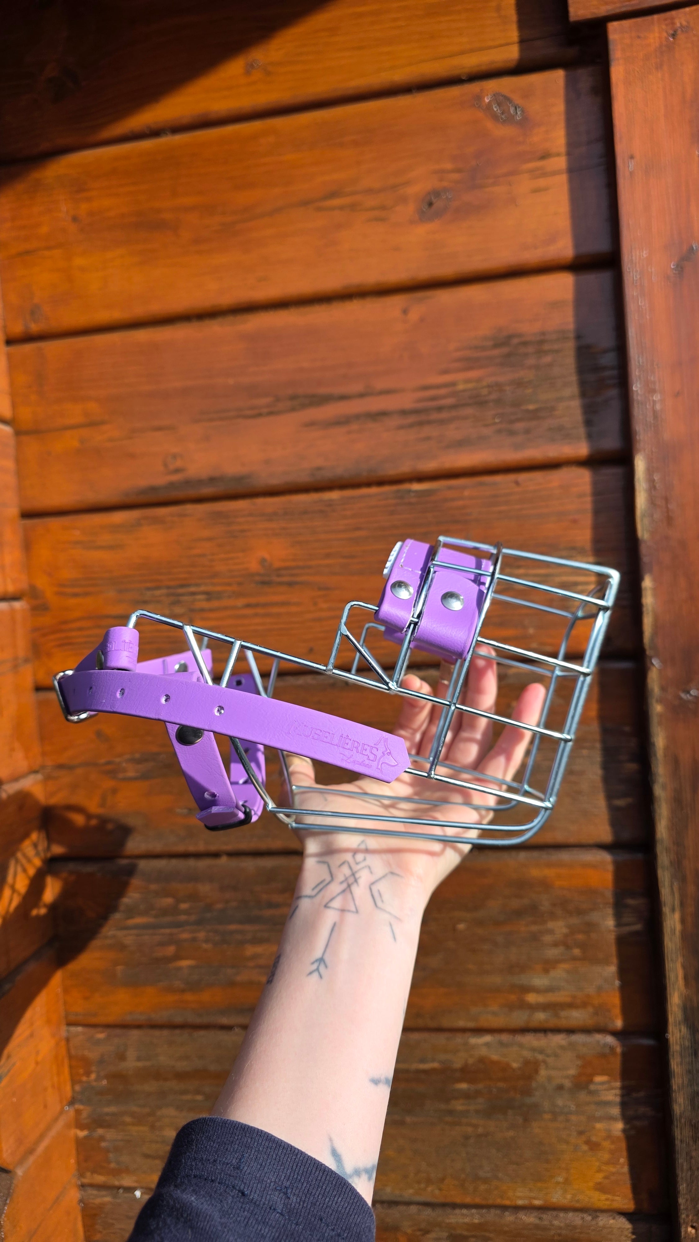 Muselière standard T2 Biothane Améthyste