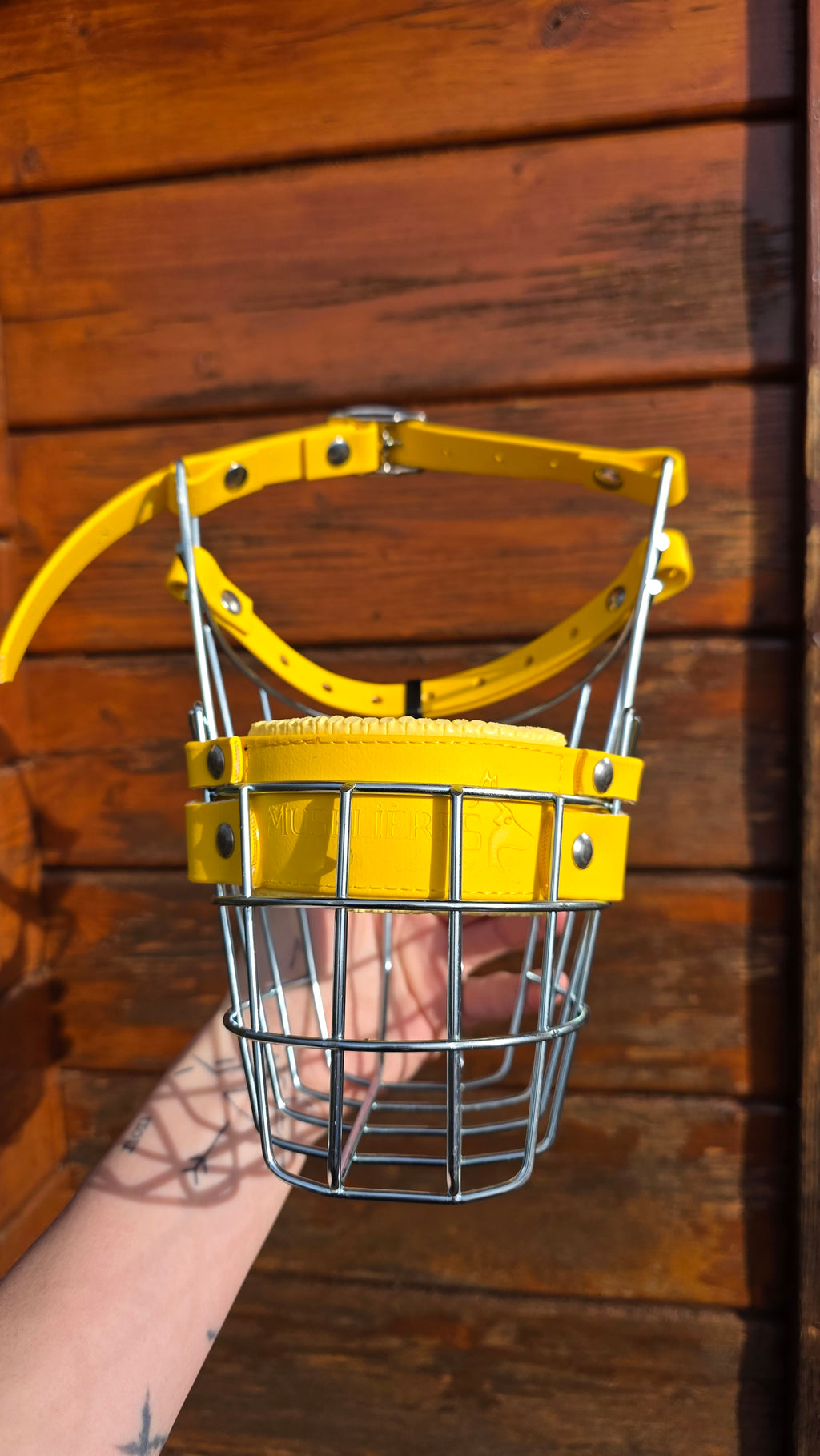 Muselière standard T7 Biothane Jaune