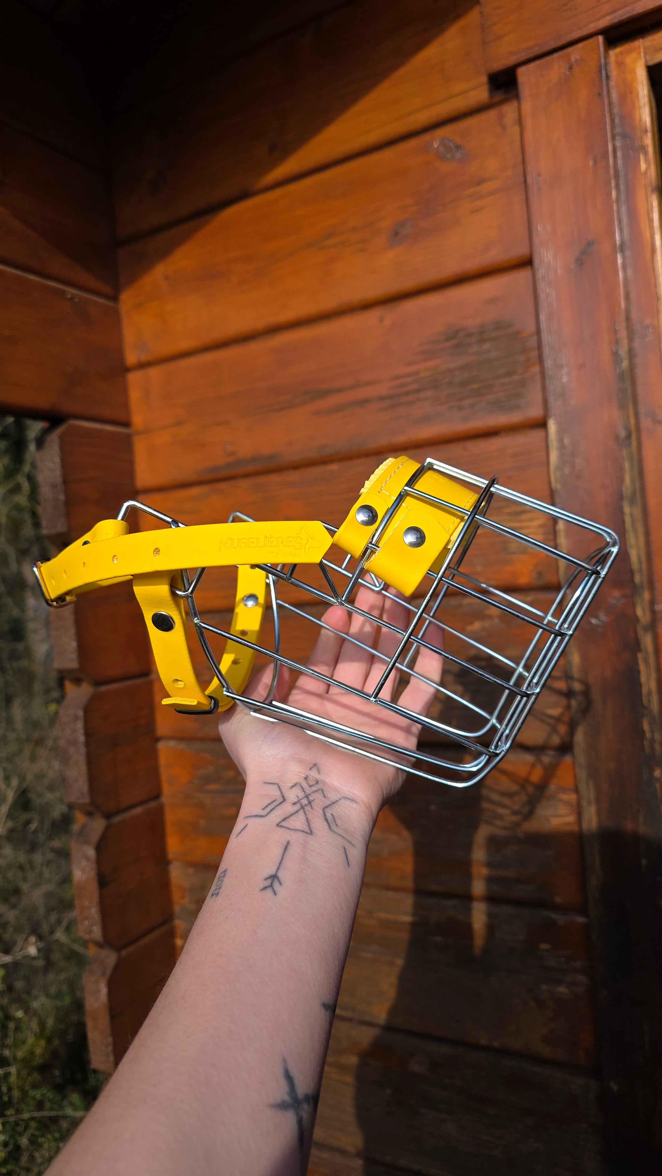 Muselière standard T3 Biothane Jaune