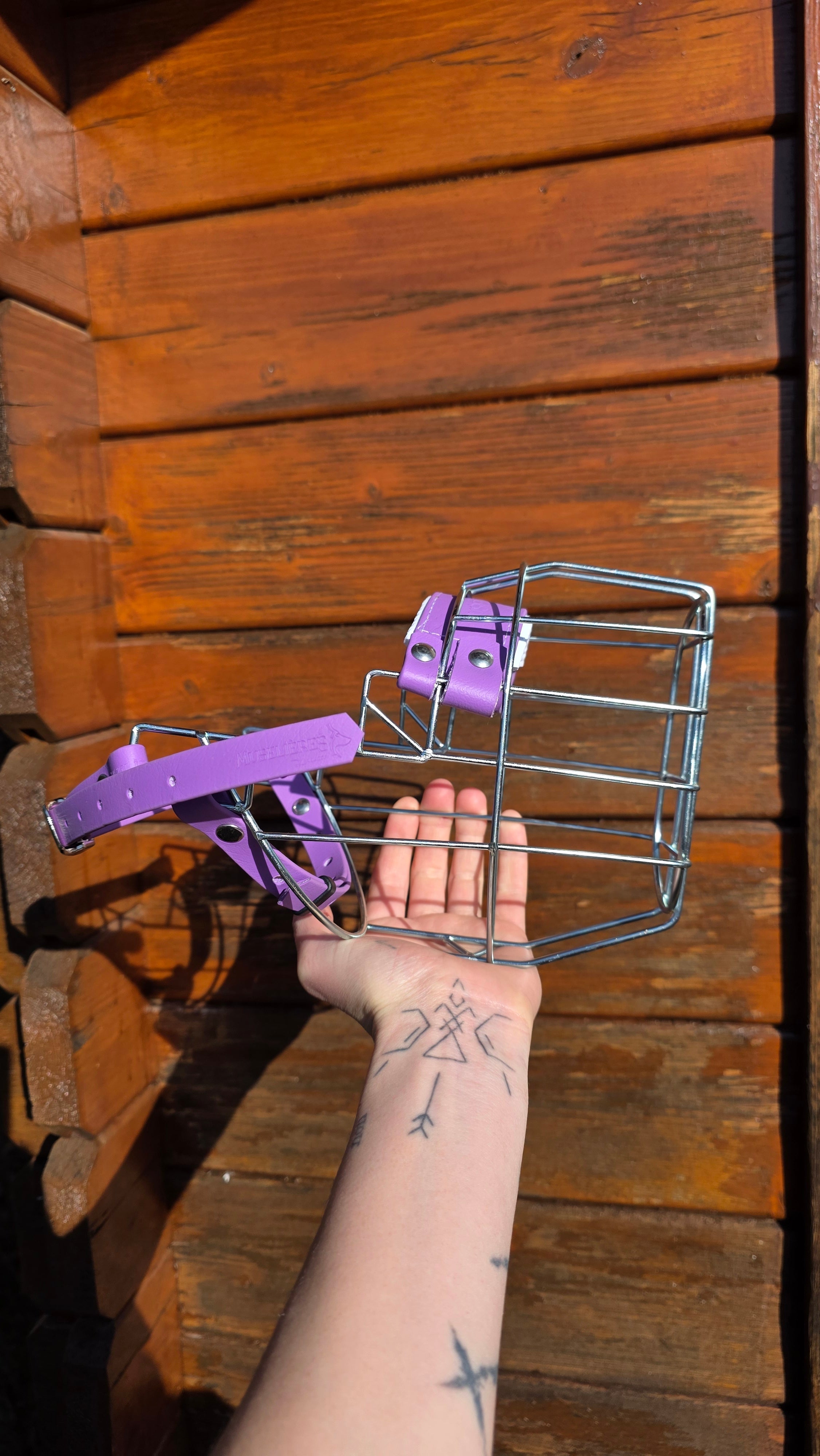 Muselière standard T22 Biothane Améthyste