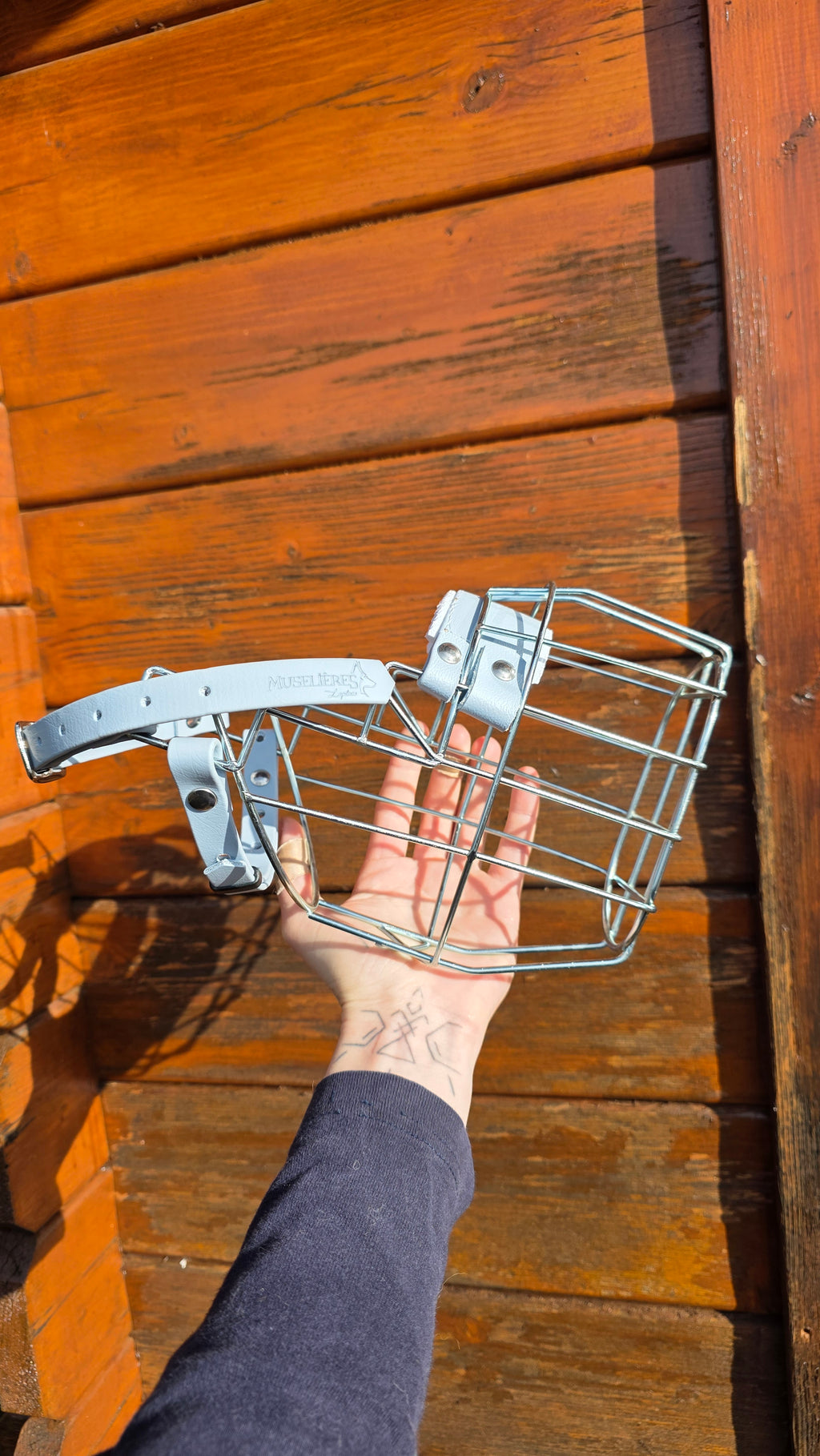 Muselière standard T22 Biothane Bleu pastel