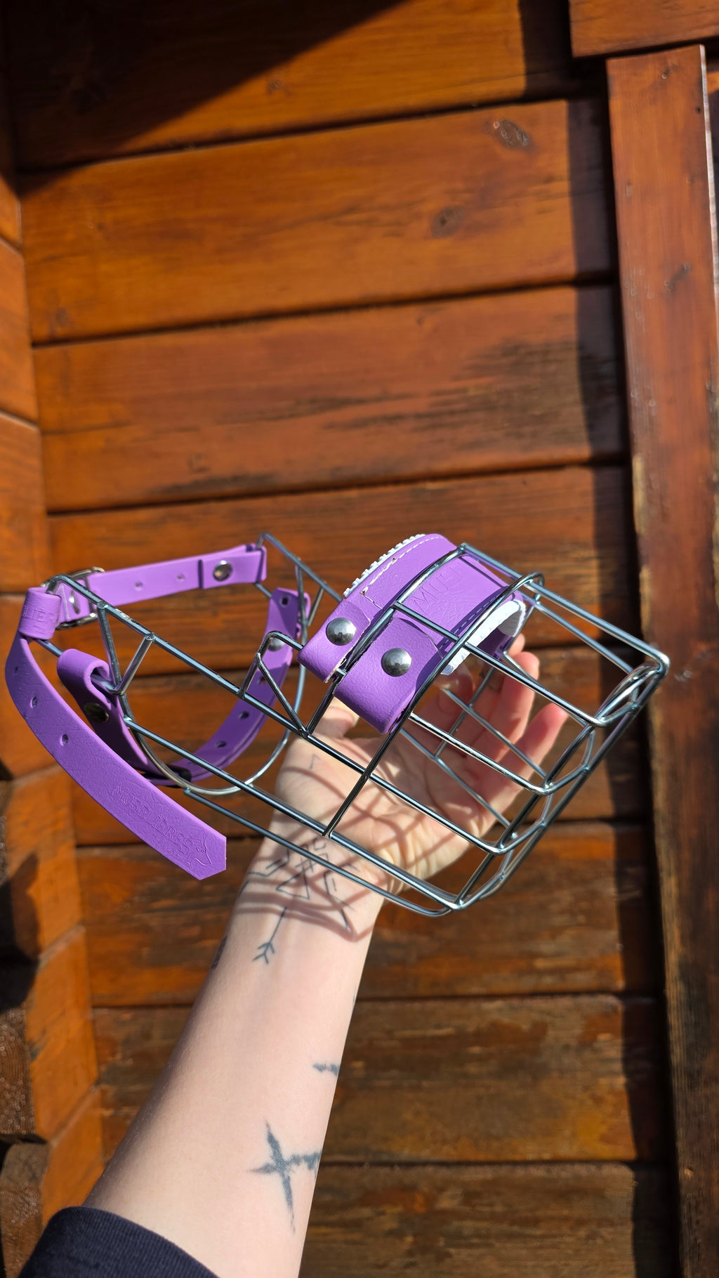 Muselière standard T2 Biothane Améthyste