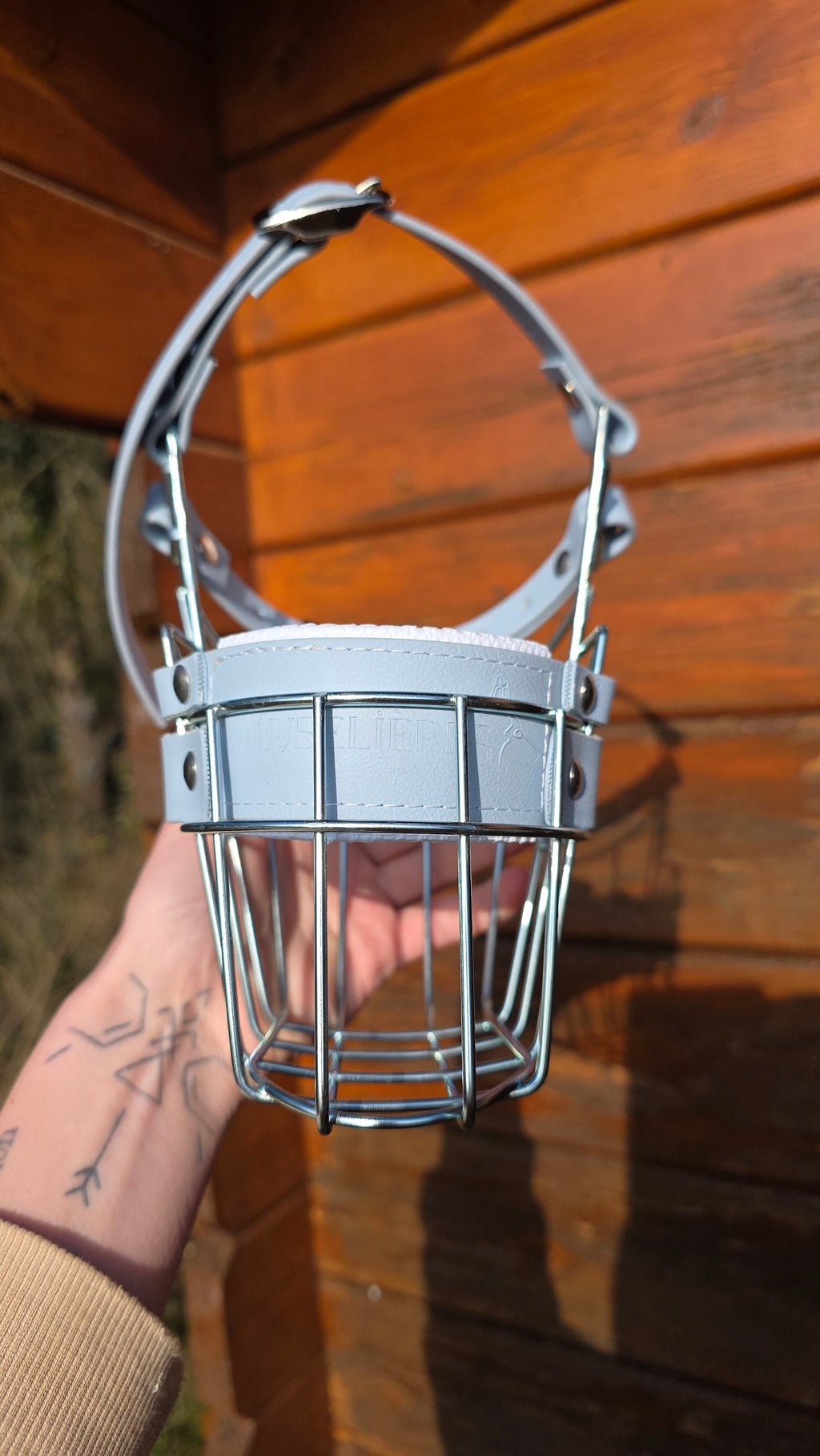 Muselière standard T3 Biothane Bleu pastel