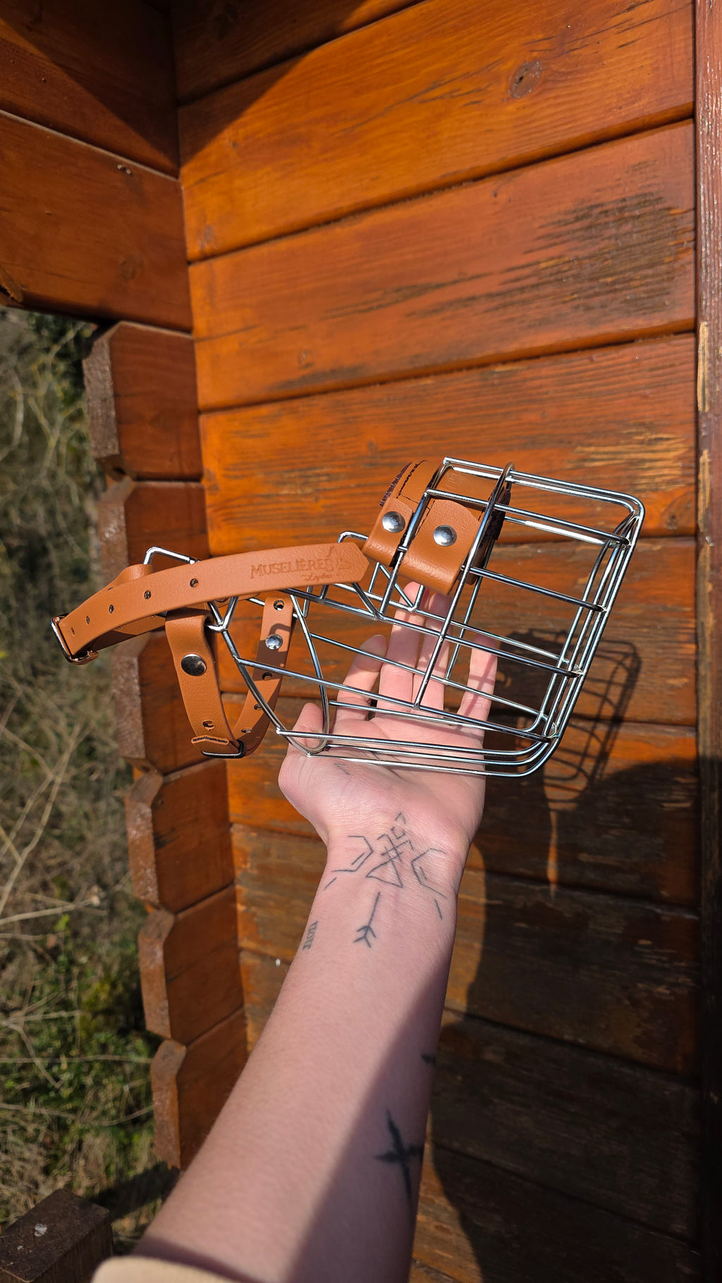 Muselière standard T3 Biothane Caramel