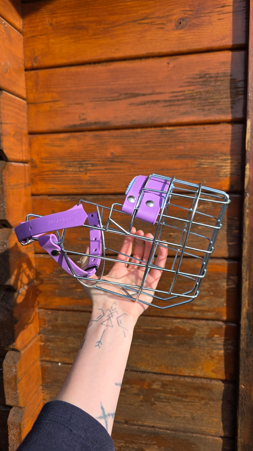 Muselière standard T7 Biothane Améthyste