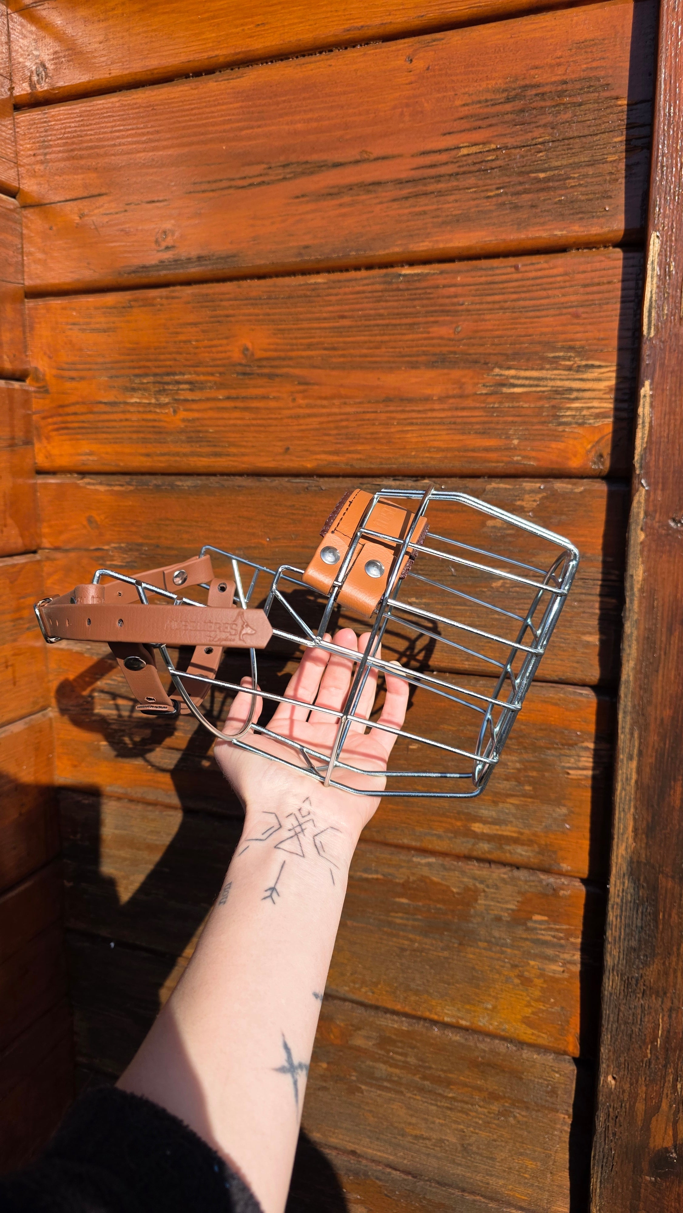 Muselière standard T22 Biothane Caramel