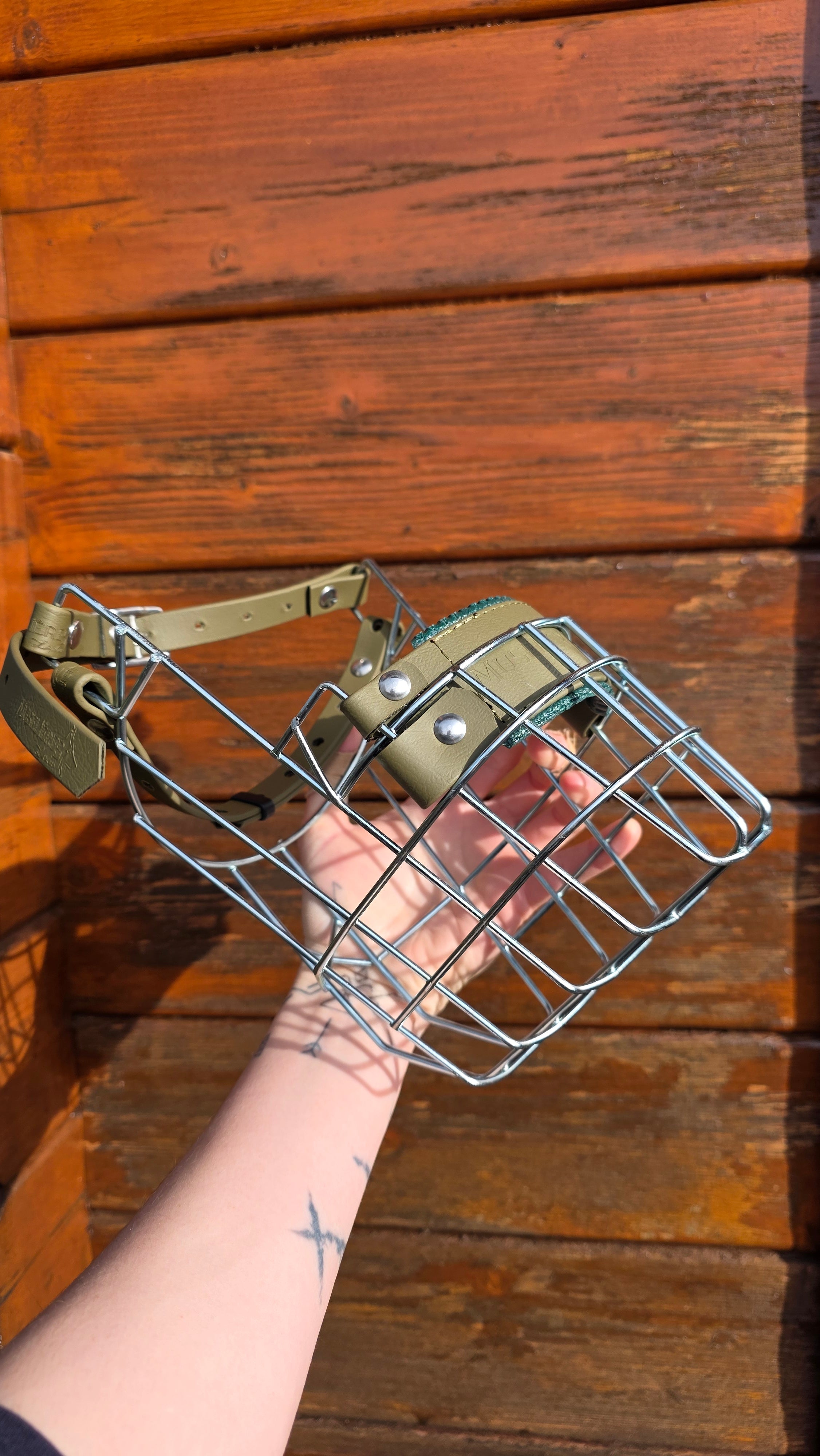 Muselière standard T7 Biothane Olive