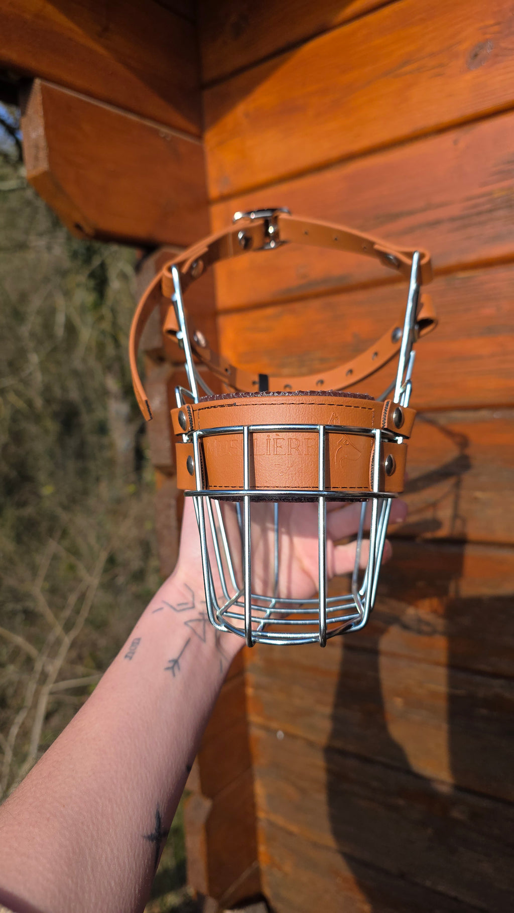 Muselière standard T3 Biothane Caramel