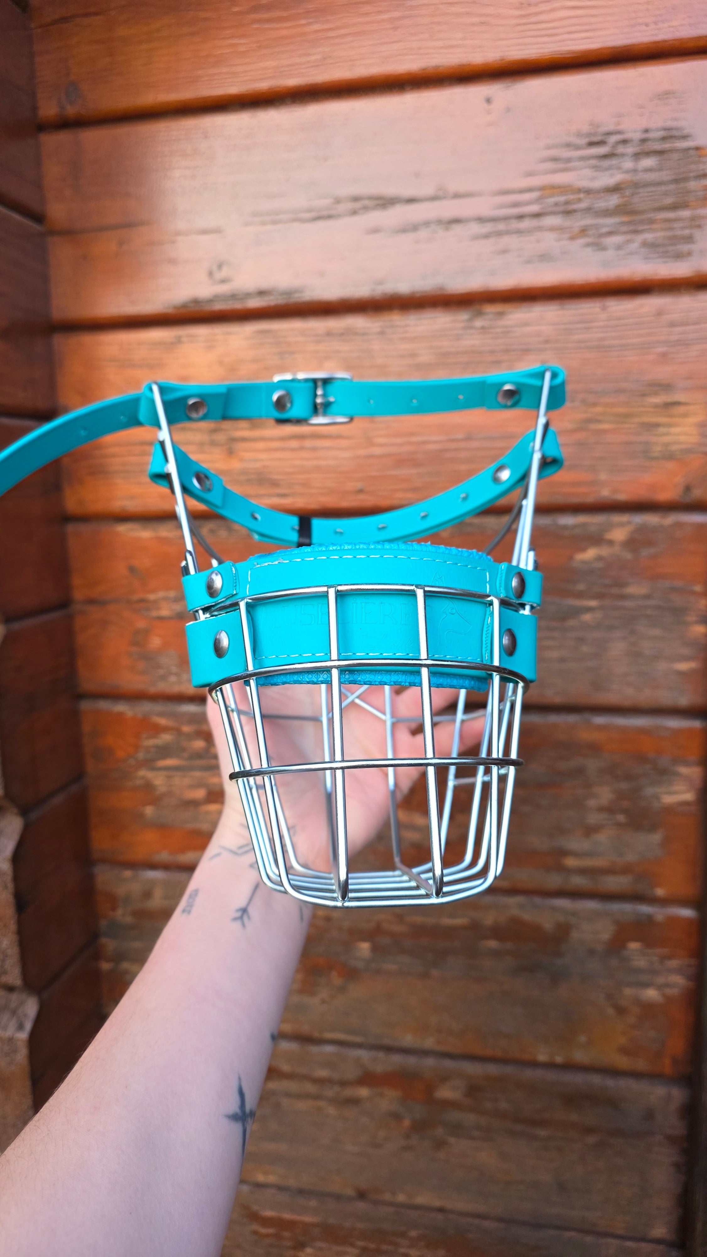 Muselière standard T7 Biothane Teal